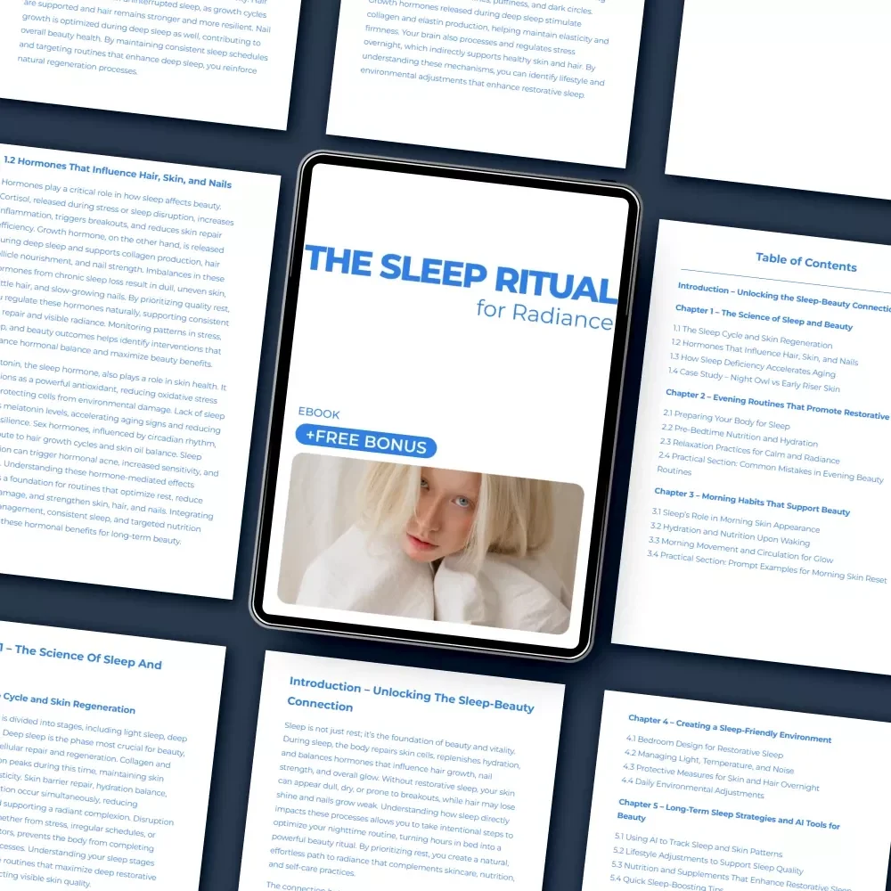 The Sleep Ritual for Radiance: A Guide to Restorative Sleep for Glowing Skin, Hair, and Nails