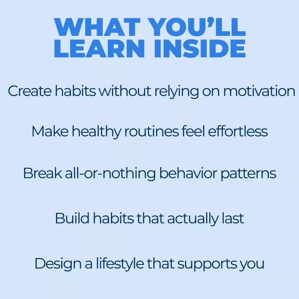 Small Habits, Big Change – Healthy Habits Guide, Identity-Based Habit Building eBook, Simple Daily Systems & AI Prompts for Lasting Lifestyle Change