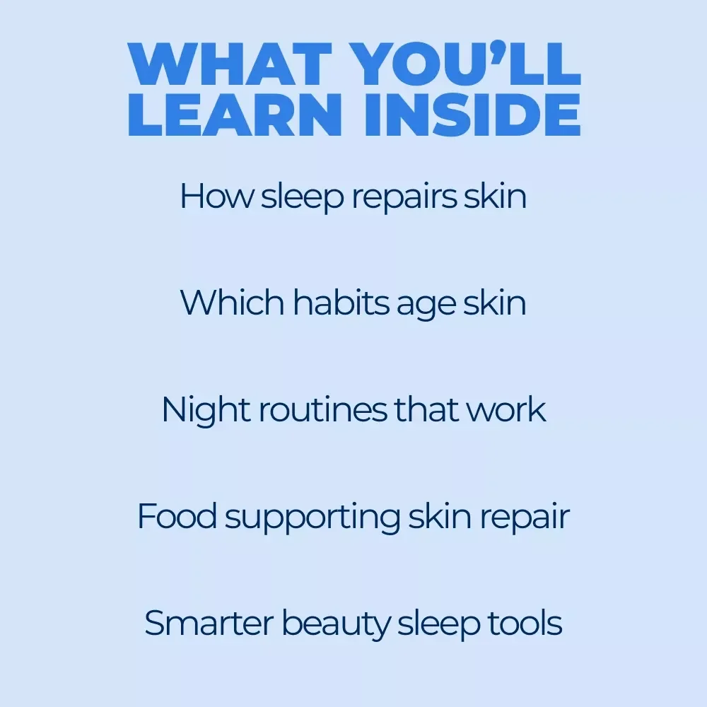 Beauty Sleep Decoded: Unlocking the Secrets of Skin Repair | Sleep and Skin Repair Science eBook for Glowing, Youthful Skin