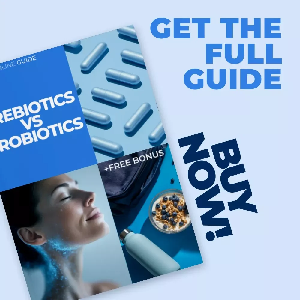 Prebiotics vs Probiotics Guide | Gut Health Explained Simply | Prebiotic vs Probiotic Benefits Digital Download