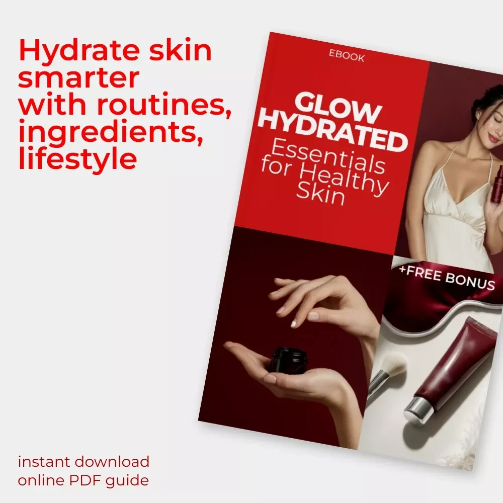 Glow Hydrated: Essentials for Healthy Skin | Skin Essentials for Hydration eBook | Complete Skincare & Hydration Guide Digital Download