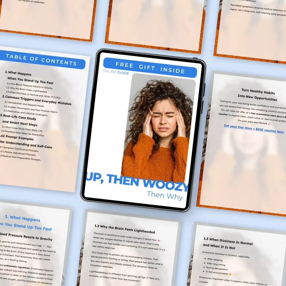 Up, Then Woozy, Then Why – A Practical Guide to Understanding Dizziness When Standing Up