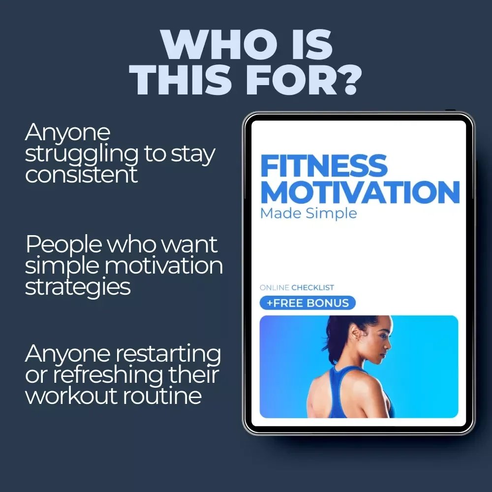 Fitness Motivation Made Simple – Digital Fitness Motivation Guide, Workout Habit Builder eBook, Daily Fitness Checklist, Mindset & AI Fitness Tools Planner