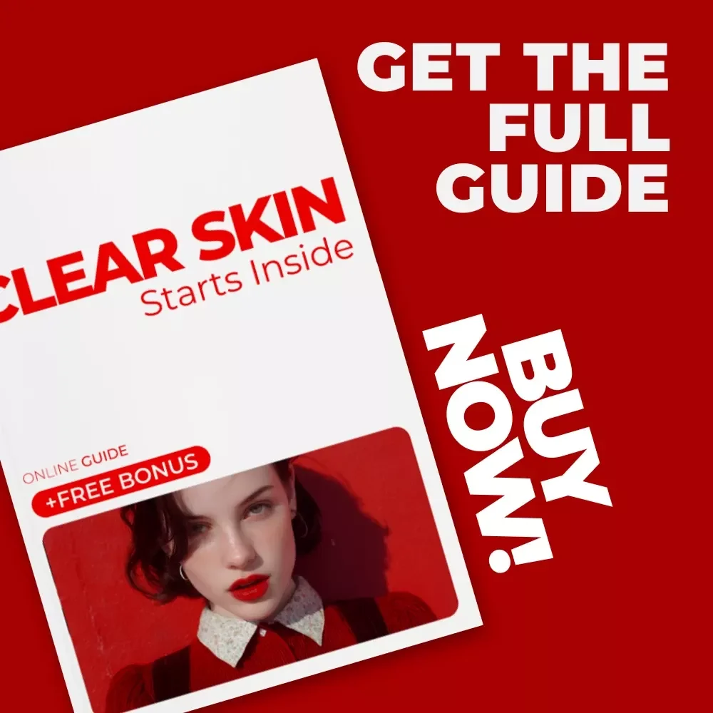 Clear Skin Starts Inside | Gut Health & Skin Clarity Guide | Holistic Acne Support, Food Lists, Lifestyle Rituals & AI Tools