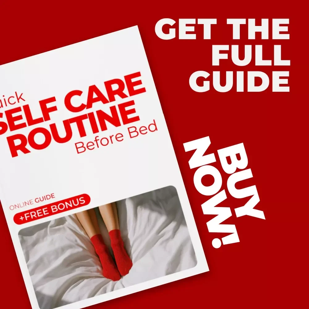 Quick Self Care Routine Before Bed – A Calm, Simple Night Guide for Better Sleep | Digital Download