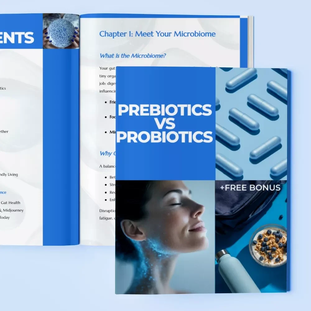 Prebiotics vs Probiotics Guide | Gut Health Explained Simply | Prebiotic vs Probiotic Benefits Digital Download