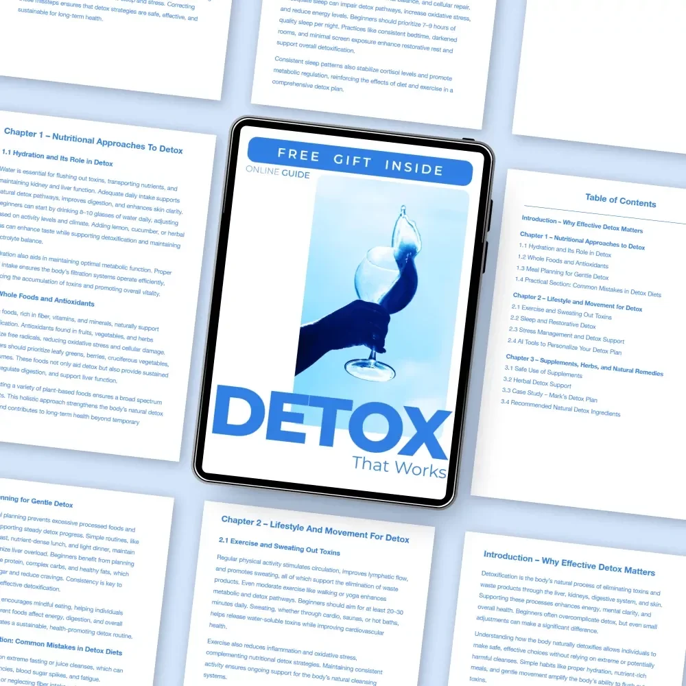 Detox That Works: The Ultimate Guide to a Healthier You – eBook Download for Natural Detox, Supplements, and Lifestyle Changes