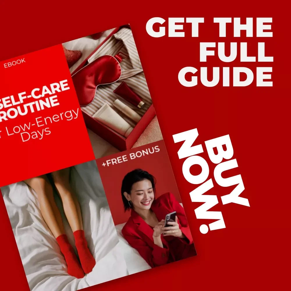 A Self-Care Routine for Low-Energy Days | Gentle Reset Guide & Easy Self Care Routine for Low Energy Days eBook