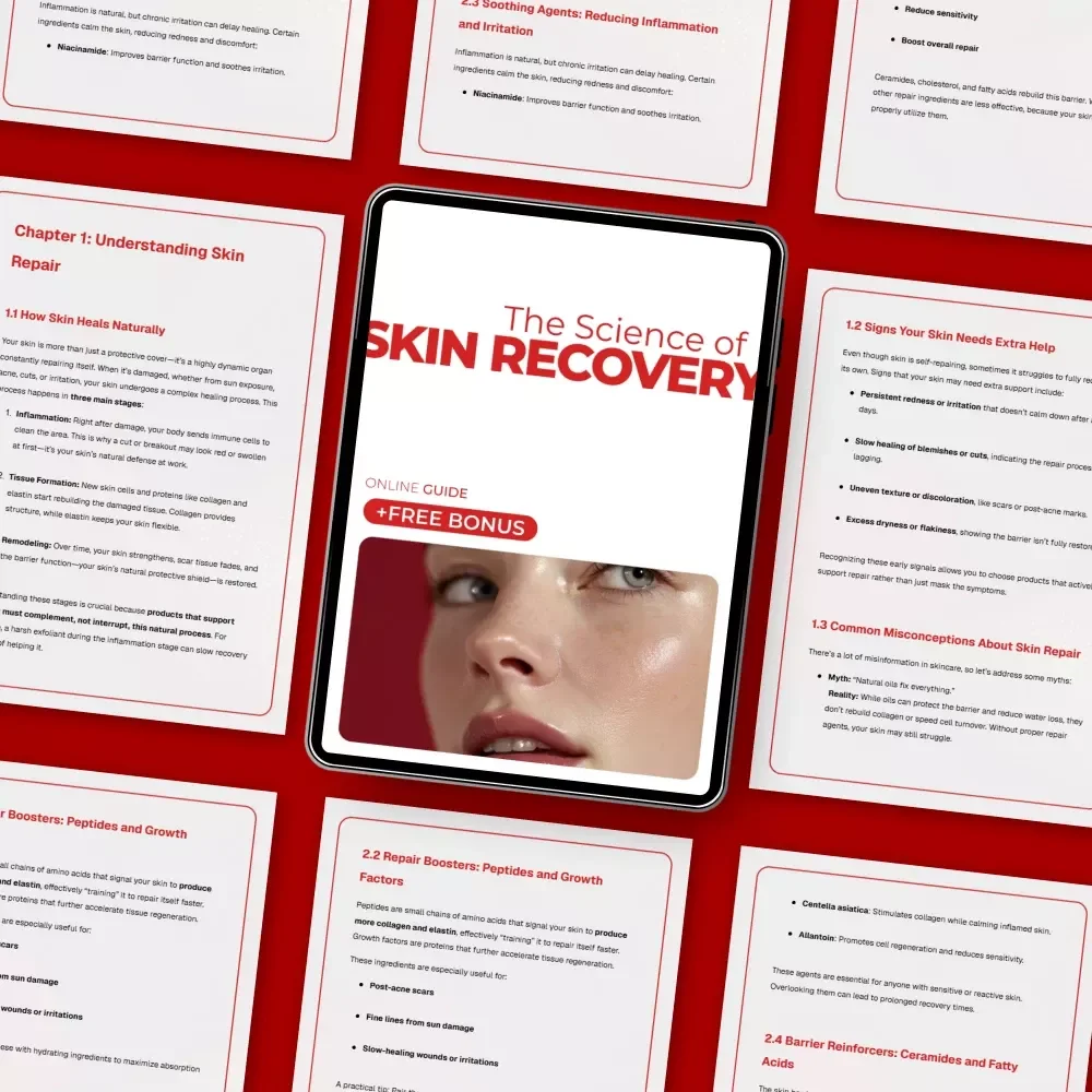The Science of Skin Recovery: A Complete Guide on What to Look for in Skin Repair Products for Healthier, Glowing Skin