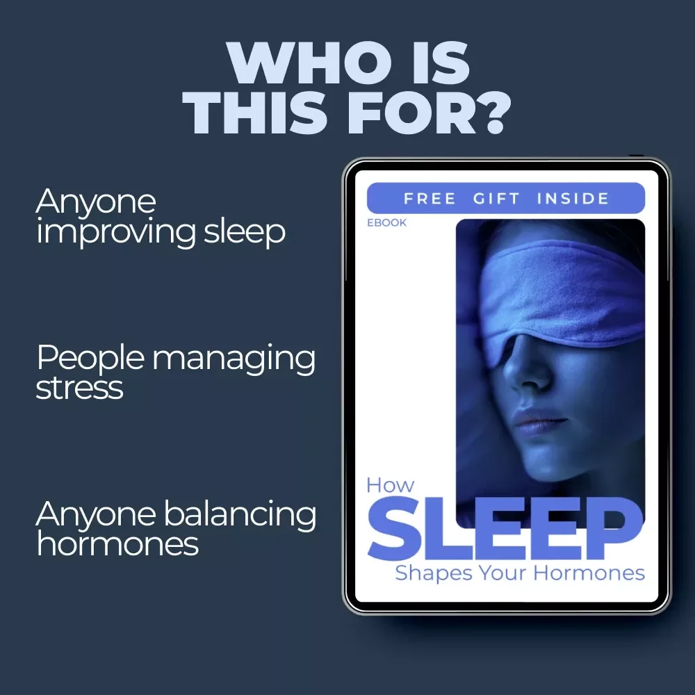How Sleep Shapes Your Hormones – Science-Backed Ebook on Sleep and Hormone Control, Circadian Rhythm Health, Energy, Stress & Metabolic Balance