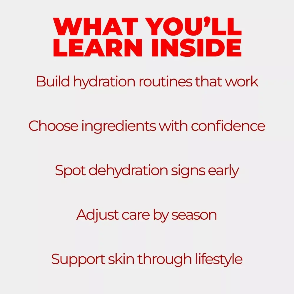Glow Hydrated: Essentials for Healthy Skin | Skin Essentials for Hydration eBook | Complete Skincare & Hydration Guide Digital Download