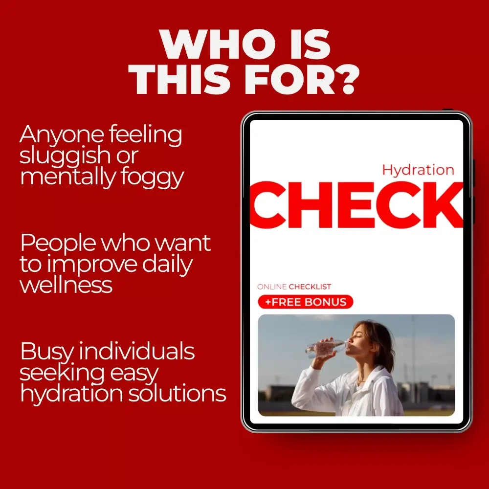 Hydration Check: The Ultimate Guide to Staying Hydrated & Boosting Your Wellness