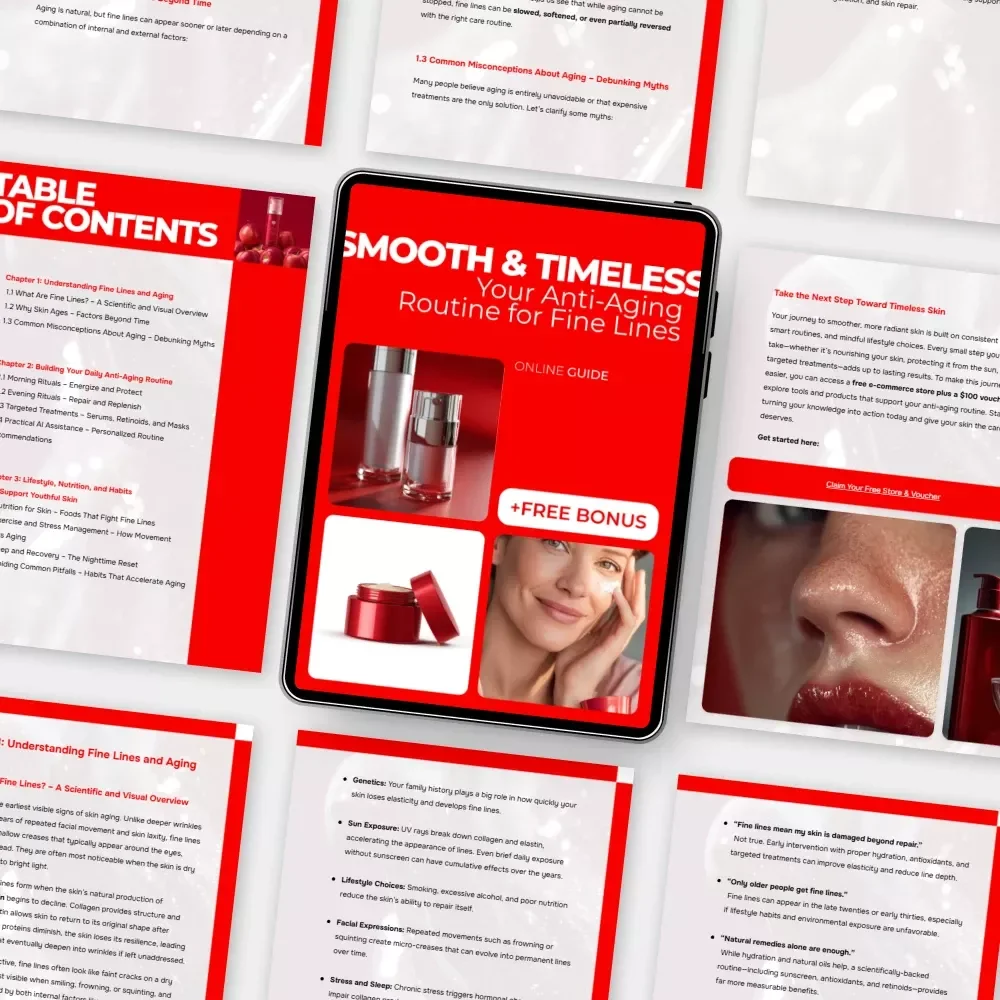 Smooth & Timeless: Your Anti-Aging Routine for Fine Lines - A Complete Guide to Youthful Skin