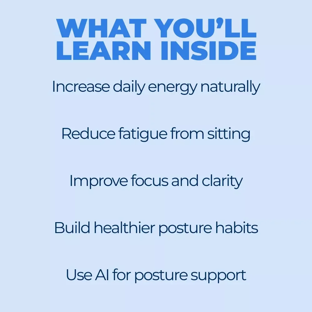 Posture and Energy Connection – Practical Guide to the posture and energy connection for Daily Vitality, Focus, and Alignment