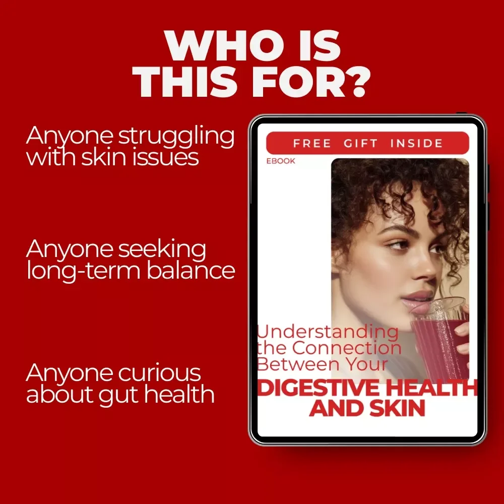 Understanding the Connection Between Your Digestive Health and Skin | Gut-Skin Axis eBook | Guide to Gut Sensitivity and Skin Problems