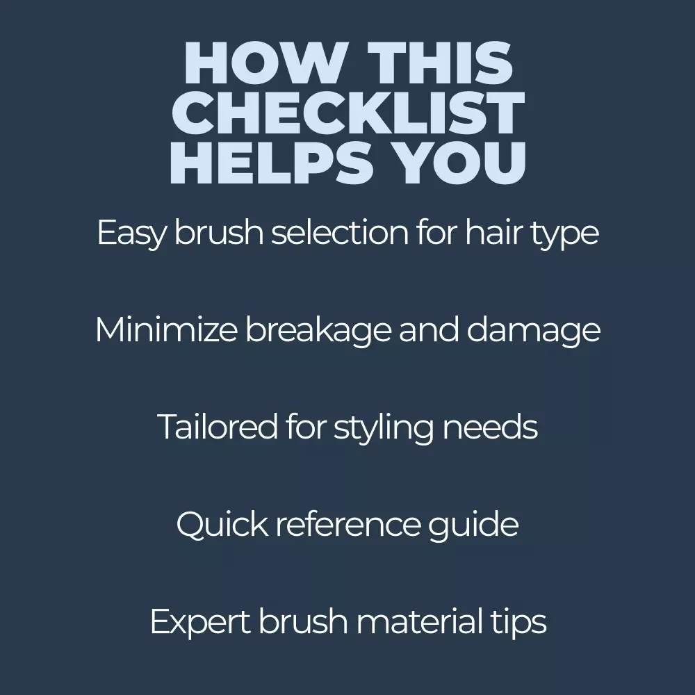 The Perfect-Brush Matchmaker Checklist: Your Ultimate Guide to Choosing the Right Hairbrush