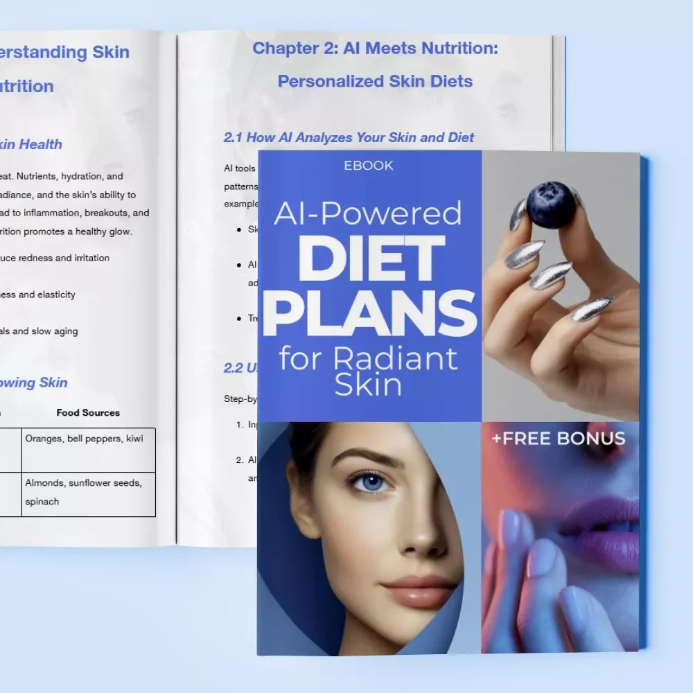 AI-Powered Diet Plans for Radiant Skin | Smart Nutrition Guide | Personalized ai diet plan for skin health eBook