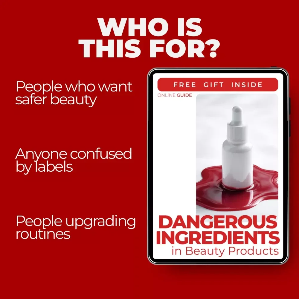 Dangerous Ingredients in Beauty Products Guide | Unsafe Beauty Ingredients to Avoid | Smart Skincare & Makeup Label Reading Digital Download