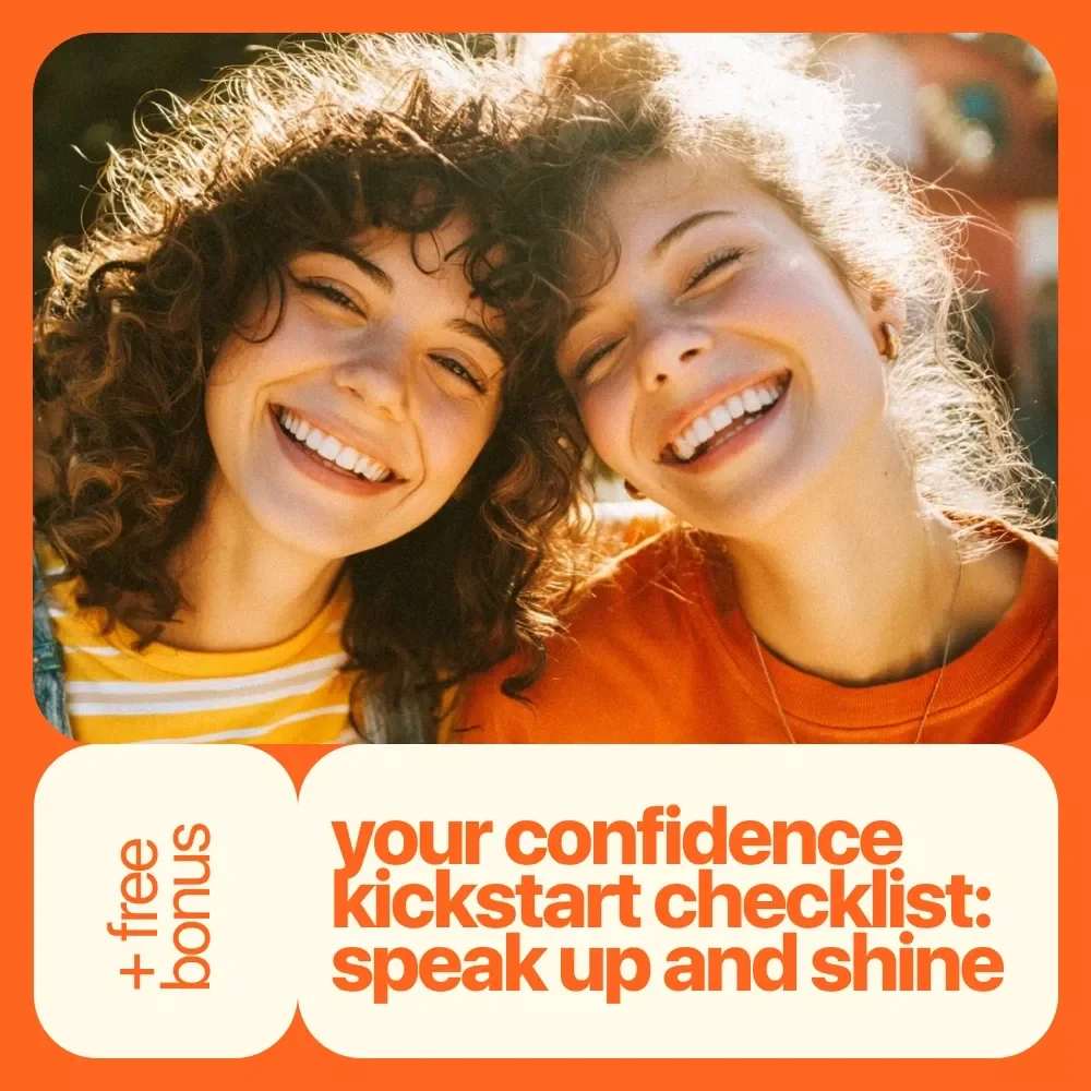 Your Confidence Kickstart Checklist: Speak Up and Shine - Gain Speaking Confidence Today!