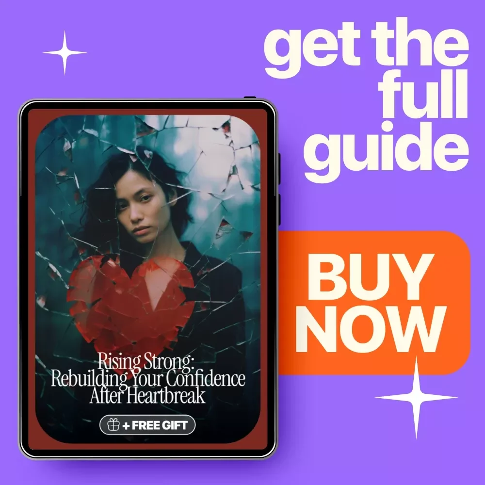 Rising Strong: Rebuilding Your Confidence After Heartbreak – Confidence After Breakup Guide, Emotional Healing eBook, Self Worth & Self Love Digital Download