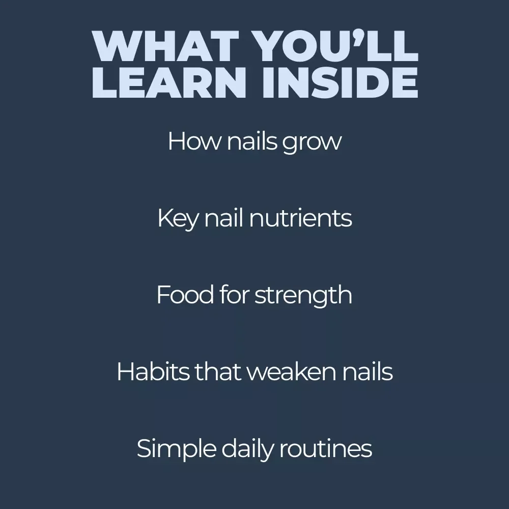 The Ultimate Guide to Nutrition for Strong, Beautiful Nails | Nutrition and Nail Health Digital Guide for Natural Nail Growth, Stronger Nails & Wellness