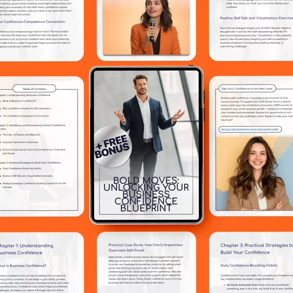 Bold Moves: Unlocking Your Business Confidence Blueprint - How to Build Self Confidence in Business Guide