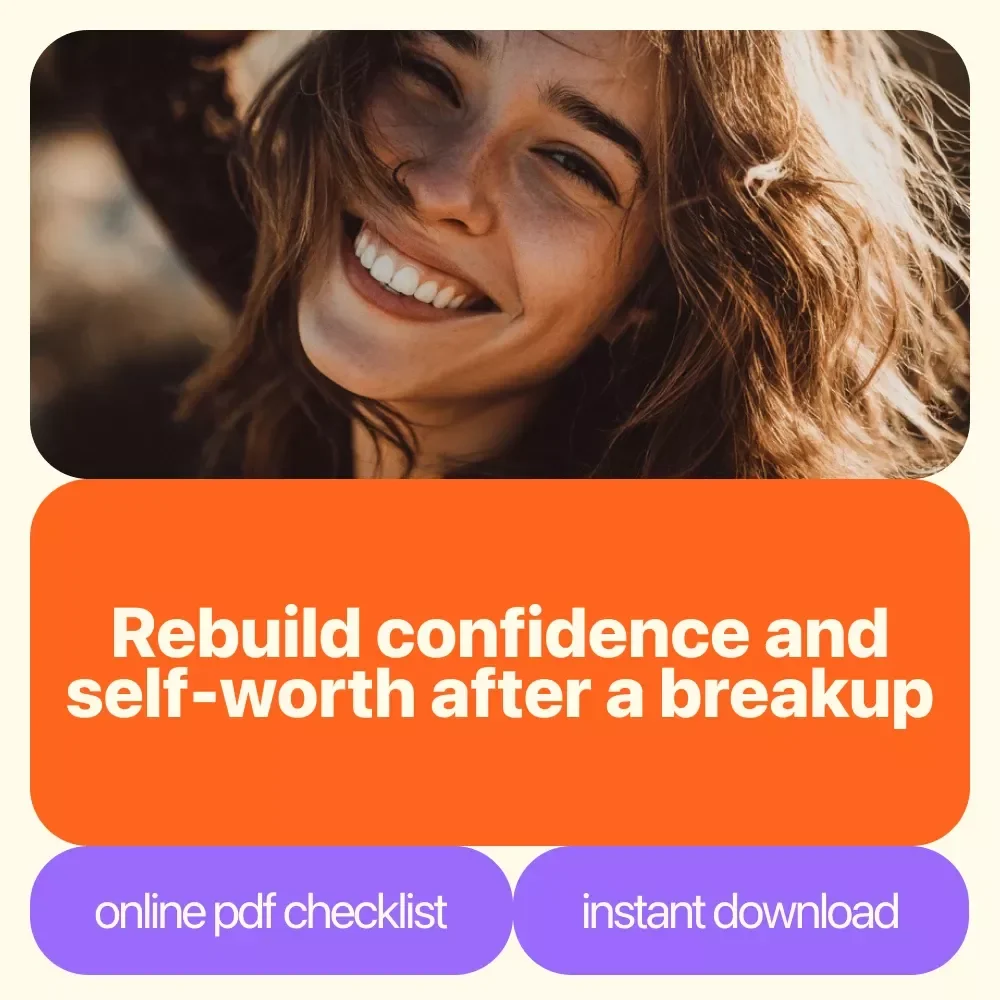 Confidence Reboot Checklist: Your Step-by-Step Guide to Rising Strong After a Breakup | Digital Download Self-Love & Healing Checklist