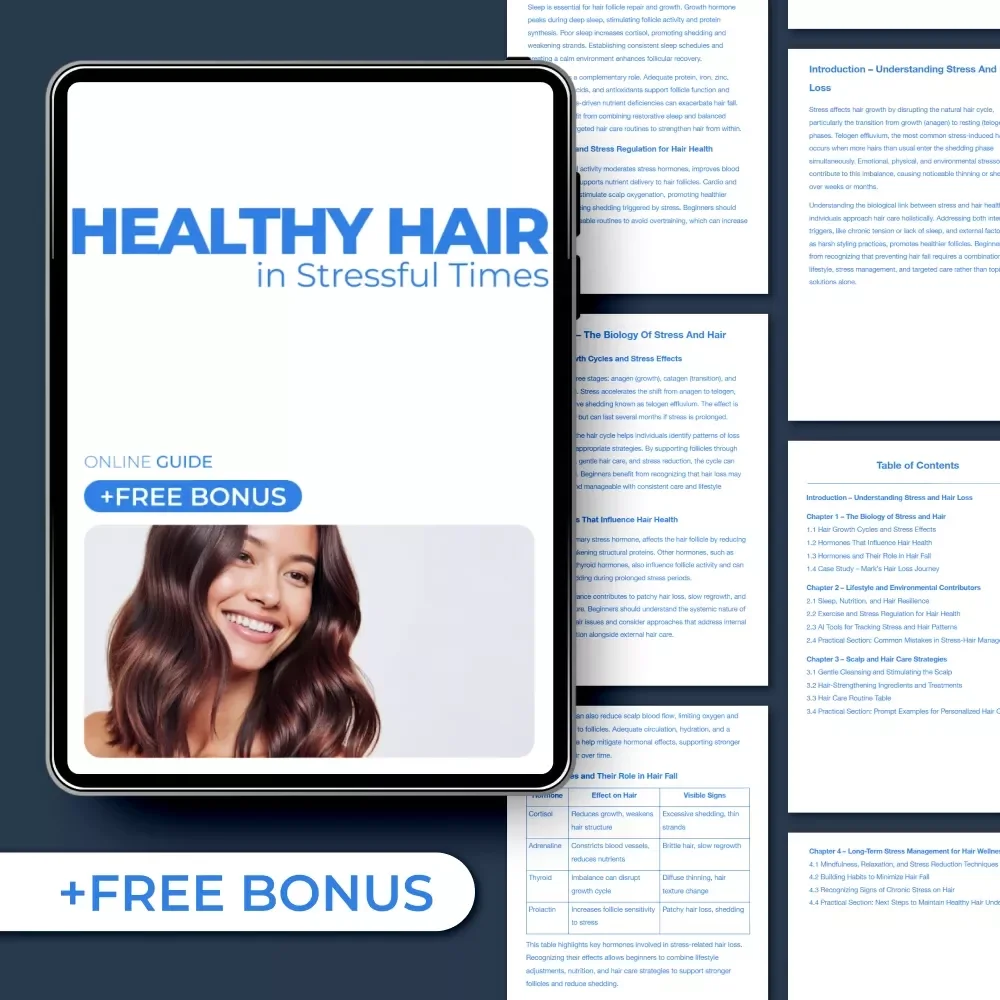 Healthy Hair in Stressful Times: A Complete Guide to Managing Stress-Related Hair Loss