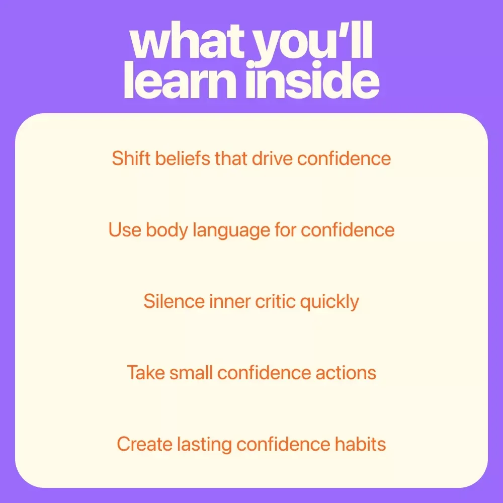 Confidence Boost: Your Fast-Track Guide to Feeling Bold and Unstoppable | Ebook on how to gain confidence quickly | Instant Download