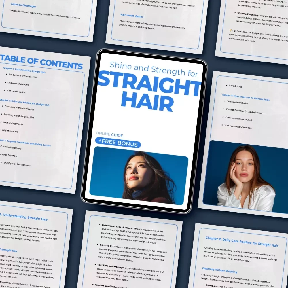 Shine and Strength for Straight Hair - A Comprehensive Haircare Guide for Healthy, Gorgeous Straight Hair