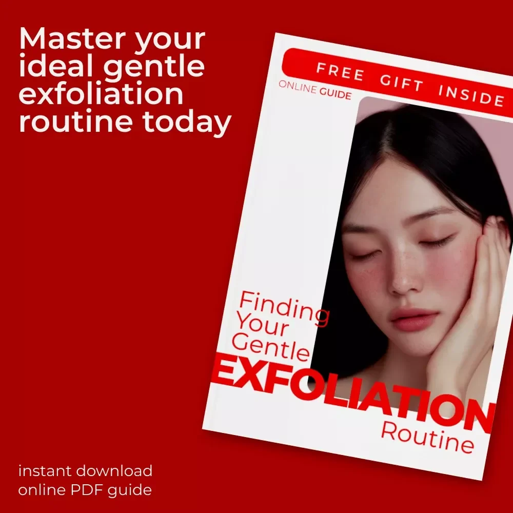 Finding Your Gentle Exfoliation Routine | Skincare Guide eBook, Sensitive Skin Exfoliation Checklist, Personalized Exfoliation Routine, Digital Download