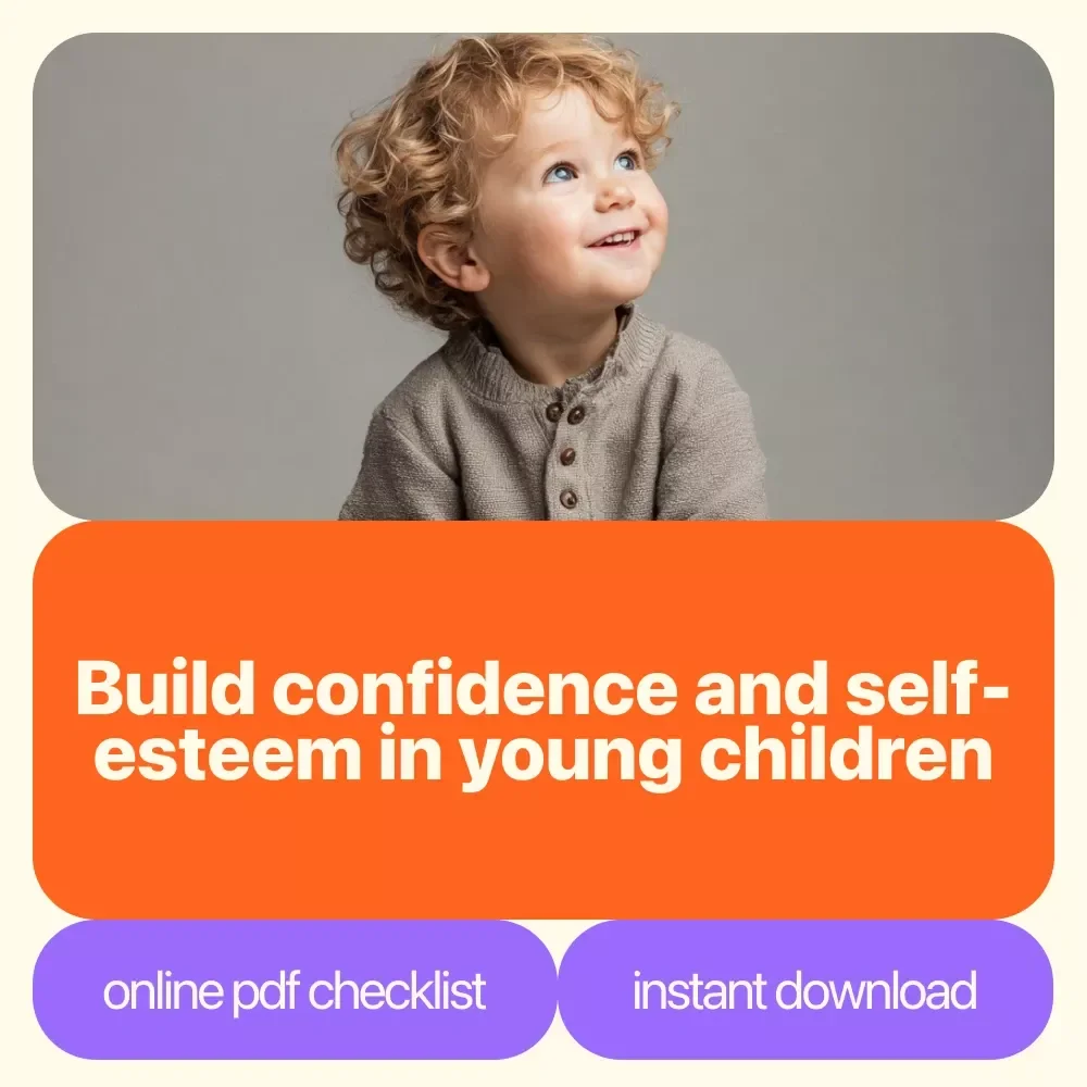 Little Stars Self-Esteem Booster Checklist for 3-5 Year Olds | Printable Confidence & Emotional Growth Guide for Toddlers & Preschoolers | Positive Parenting Digital Download