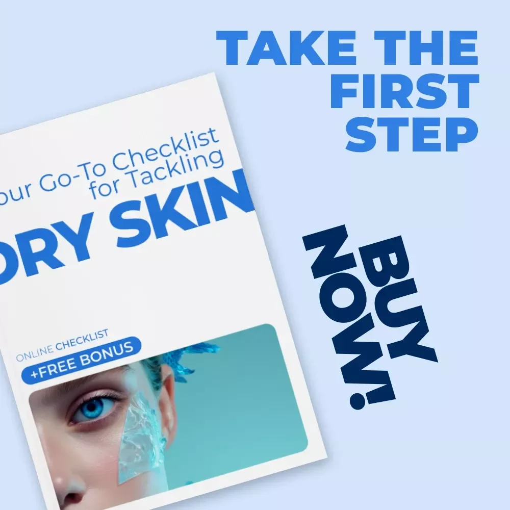 Your Go-To Checklist for Tackling Dry Skin – Printable Skincare Routine to Understand Dry Skin Flaking Causes, Simple Daily Habits, At-Home Skin Care Guide