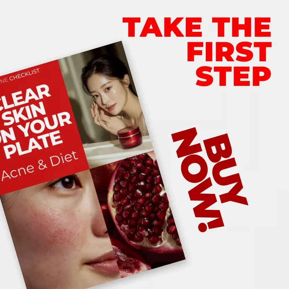Clear Skin on Your Plate: Acne & Diet | Printable Checklist for Understanding the Acne and Diet Connection | Simple Food Tracking Guide for Clearer Skin