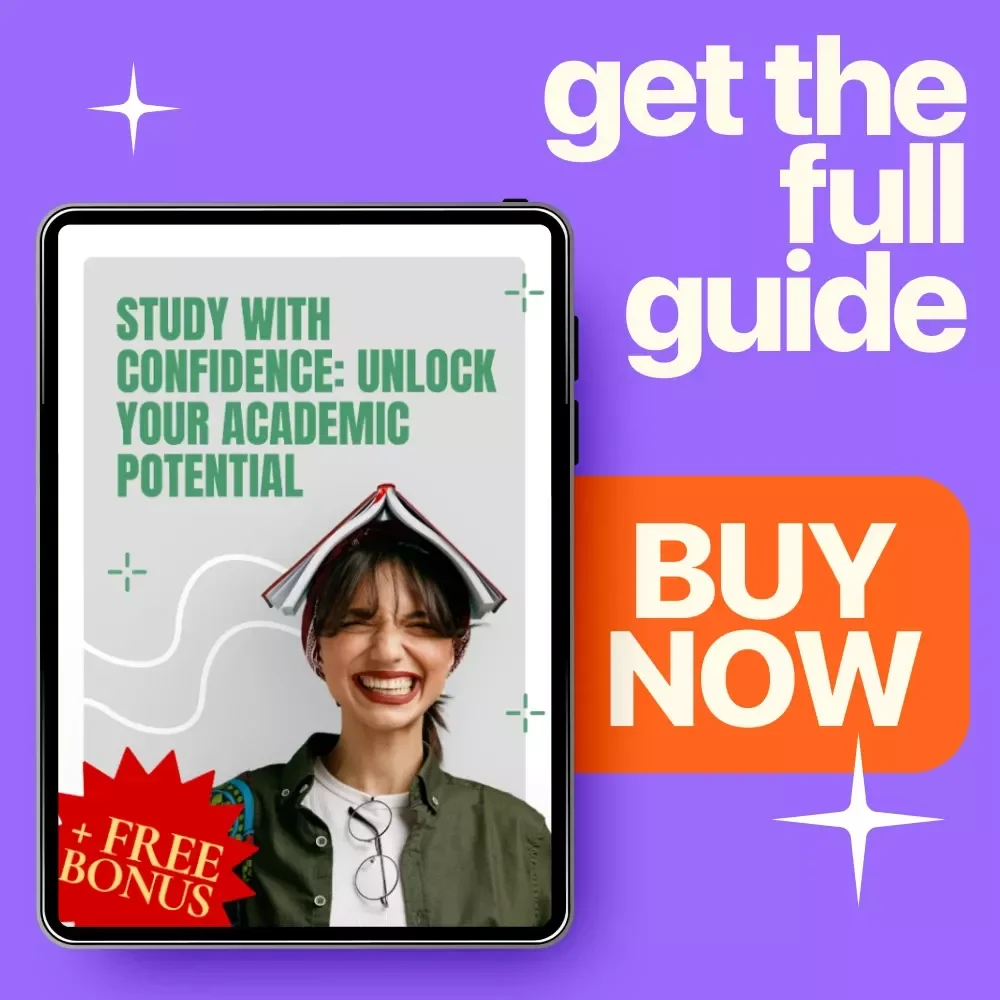 Study with Confidence: Unlock Your Academic Potential | A Practical Guide on How to Gain Confidence in Studies