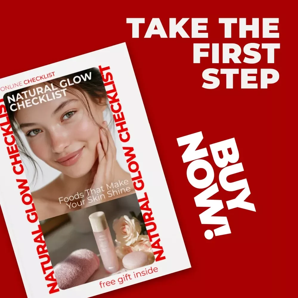 Natural Glow Checklist: Foods That Make Your Skin Shine – Simple Guide to Foods That Help Skin Glow Naturally, Radiant Skin Nutrition Checklist, Instant Digital Download