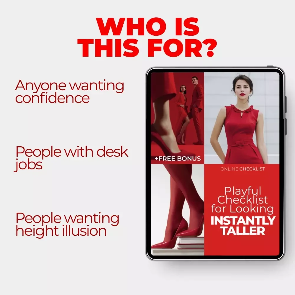 Playful Checklist for Looking Instantly Taller – Easy Daily Posture Guide, Confidence Boost, posture fixes that make you look taller