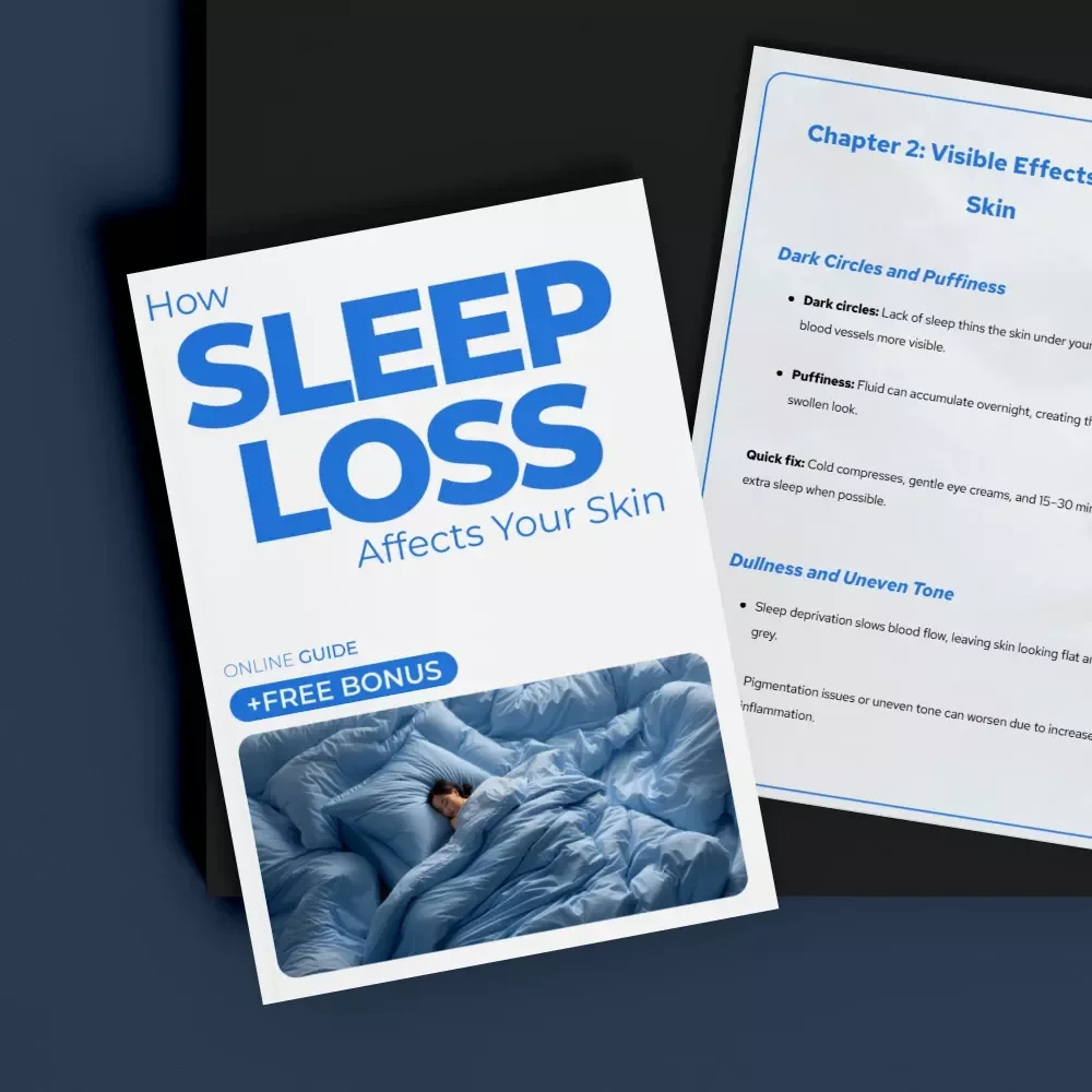 How Sleep Loss Affects Your Skin – Digital Skincare Guide on Sleep Deprivation, Dark Circles, Breakouts & AI Skin Tracking