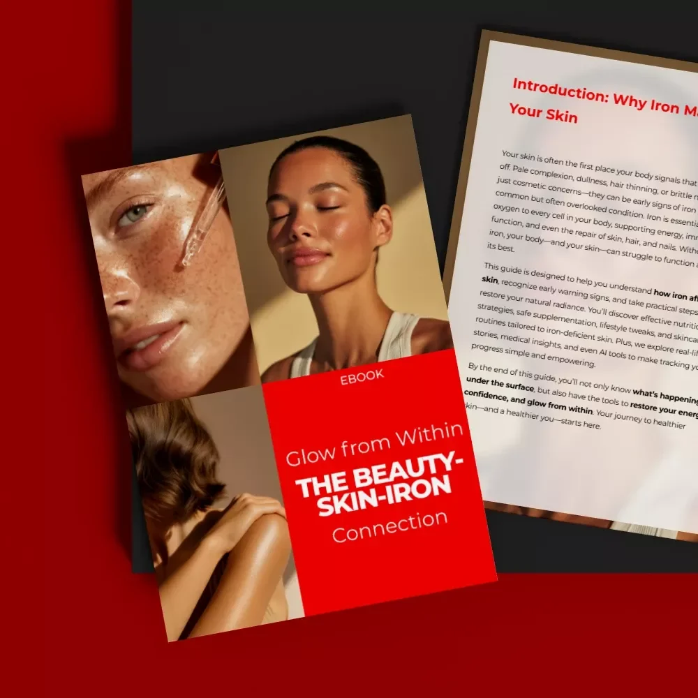 Glow from Within: The Beauty-Skin-Iron Connection | Iron Deficiency and Skin Problems eBook Guide
