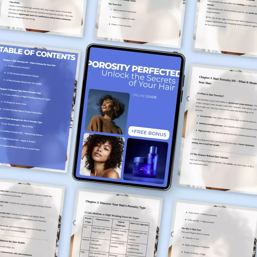 Porosity Perfected: Unlock the Secrets of Your Hair | Hair Porosity Explained Digital Guide for Smarter Hair Care