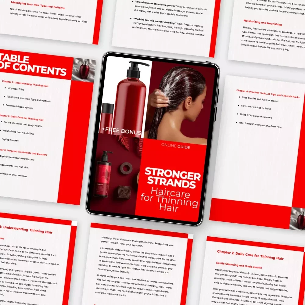 Stronger Strands: Haircare for Thinning Hair - A Complete Guide to Revitalizing Your Hair