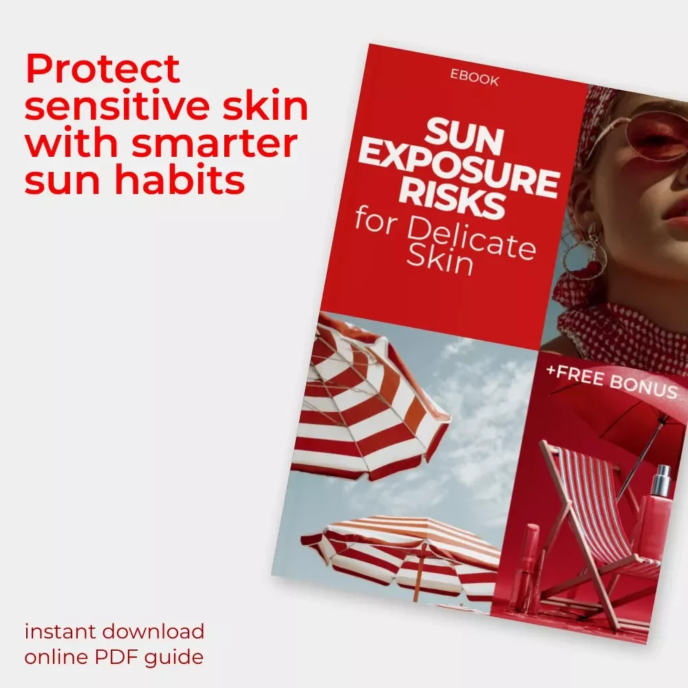 Sun Exposure Risks for Delicate Skin | Sensitive Skin Survival Guide eBook | Daily UV Protection & Sun Safety Checklist