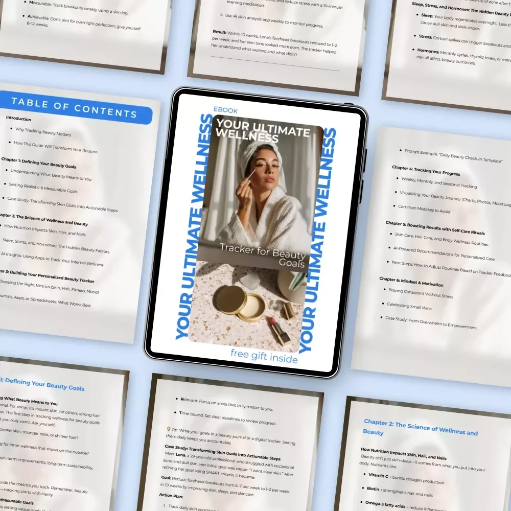 Your Ultimate Wellness Tracker for Beauty Goals - A Comprehensive Guide to Achieving Radiant Skin, Hair, and More