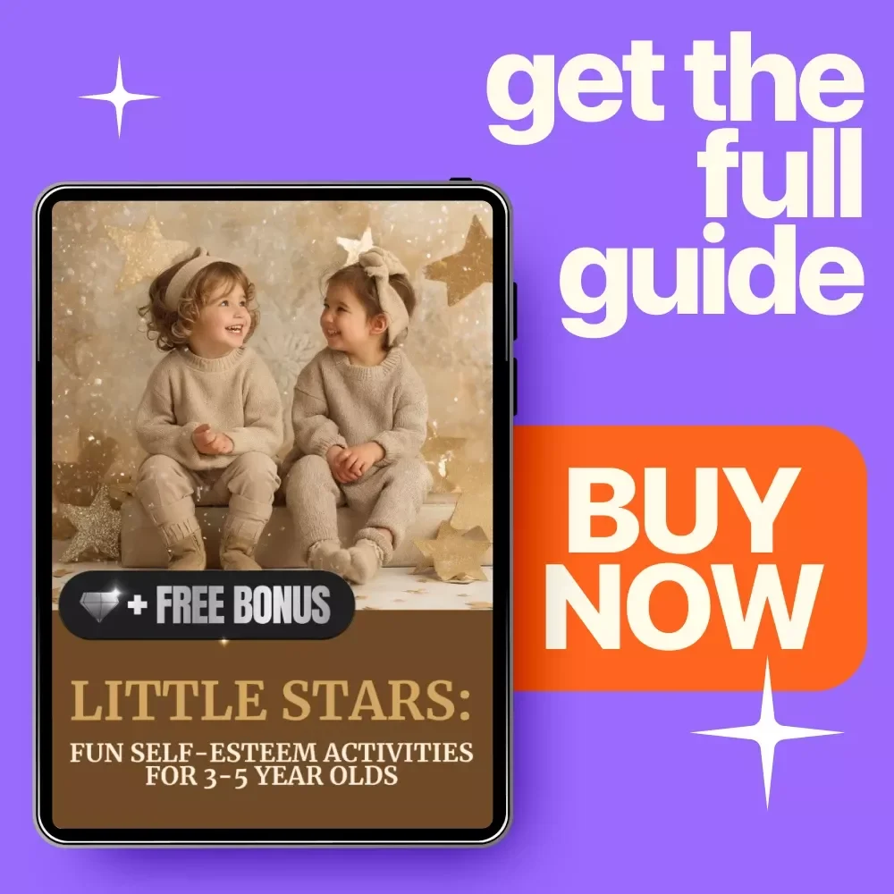 Little Stars: Fun Self-Esteem Activities for 3-5 Year Olds | Preschool Confidence Building Guide | Printable Activities for Toddlers & Caregivers