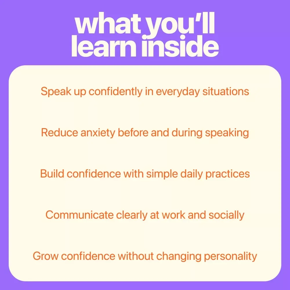 Speak Boldly: A Simple Guide to Building Confidence in Your Voice | Confidence Building Guide, Speaking Anxiety Workbook, Public Speaking Confidence Digital Download