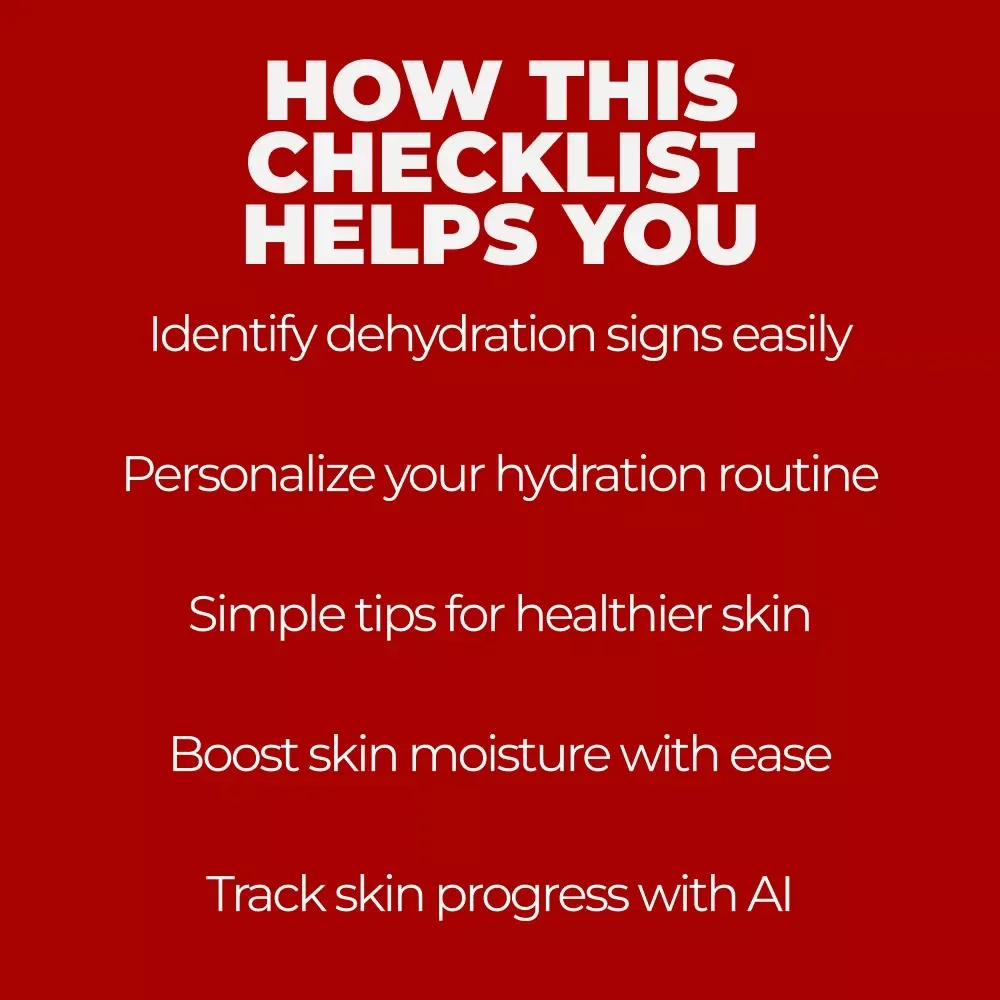 Skin SOS: Your Ultimate Guide to Hydration, Dehydration Detection & Skincare Fixes - eBook & Checklist for Glowing, Hydrated Skin