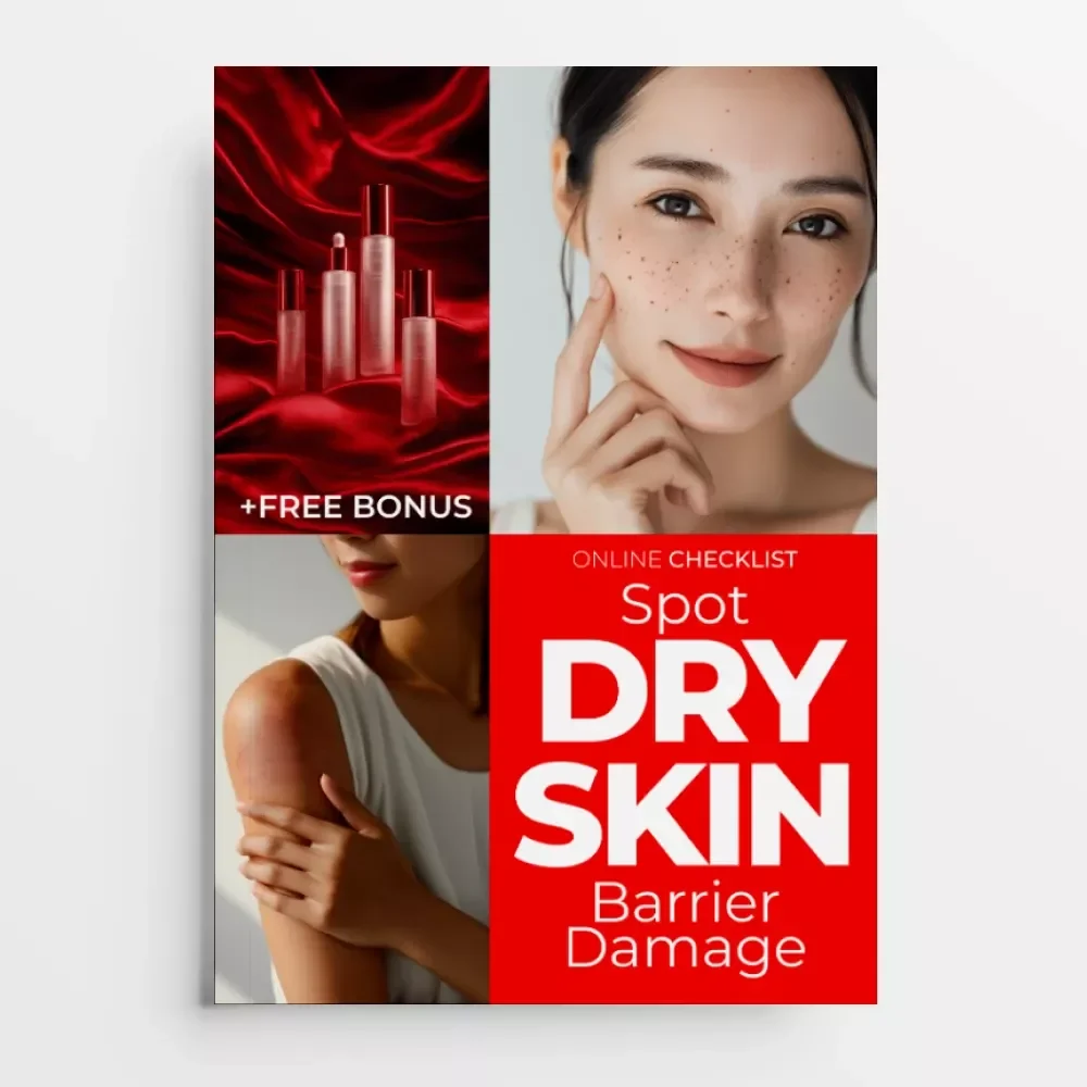 Spot Dry Skin Barrier Damage | Digital Checklist for Identifying dry skin barrier damage signs