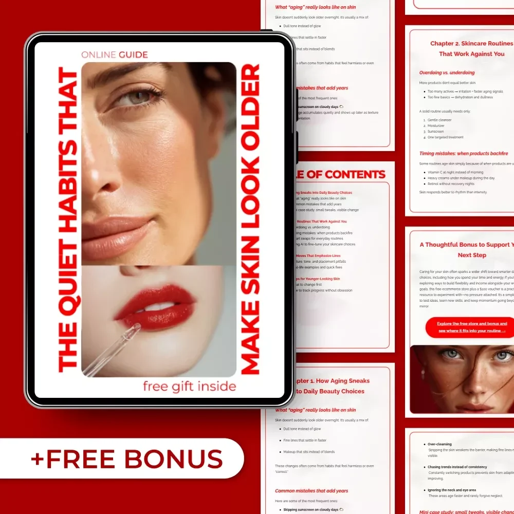 The Quiet Habits That Make Skin Look Older – Guide to Avoid Beauty Mistakes That Age Skin, Skincare & Makeup Tips for Younger-Looking Skin