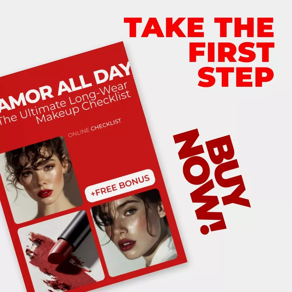 Glamor All Day: The Ultimate Long-Wear Makeup Checklist | Makeup Long Wear Tips Digital Checklist for All-Day Flawless Glam