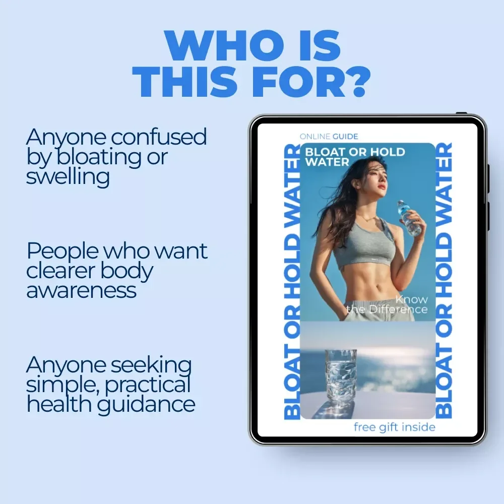 Bloat or Hold Water, Know the Difference – Simple Health Guide Explaining the bloating vs water retention difference